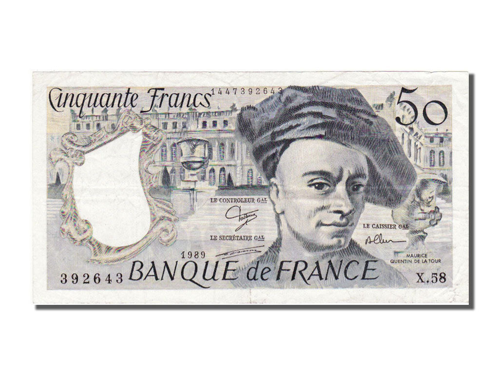 50 Francs Type Quentin de La Tour