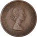 Coin, Great Britain, Farthing, 1954