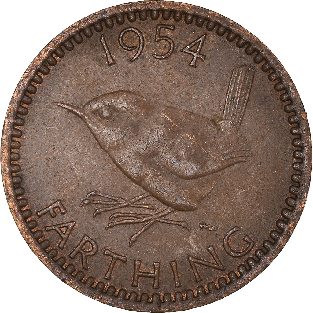 Moneta, Wielka Brytania, Farthing, 1954