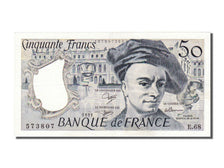 Francia, 50 Francs, 50 F 1976-1992 ''Quentin de La Tour'', 1991, KM:152e, SPL...