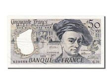 France, 50 Francs, 50 F 1976-1992 ''Quentin de La Tour'', 1992, KM #152f,...