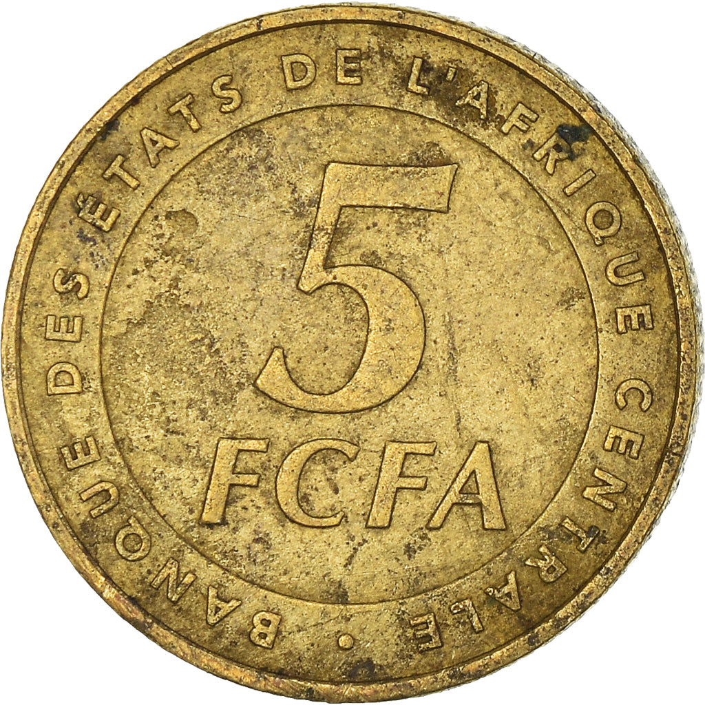 Coin, Central African States, 5 Francs, 2006