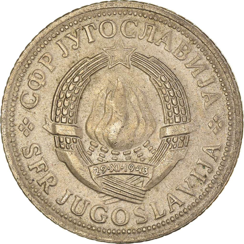 Moneta, Iugoslavia, 2 Dinara, 1973