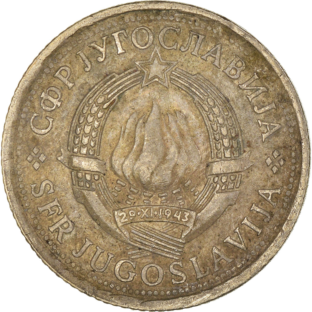 Coin, Yugoslavia, Dinar, 1977