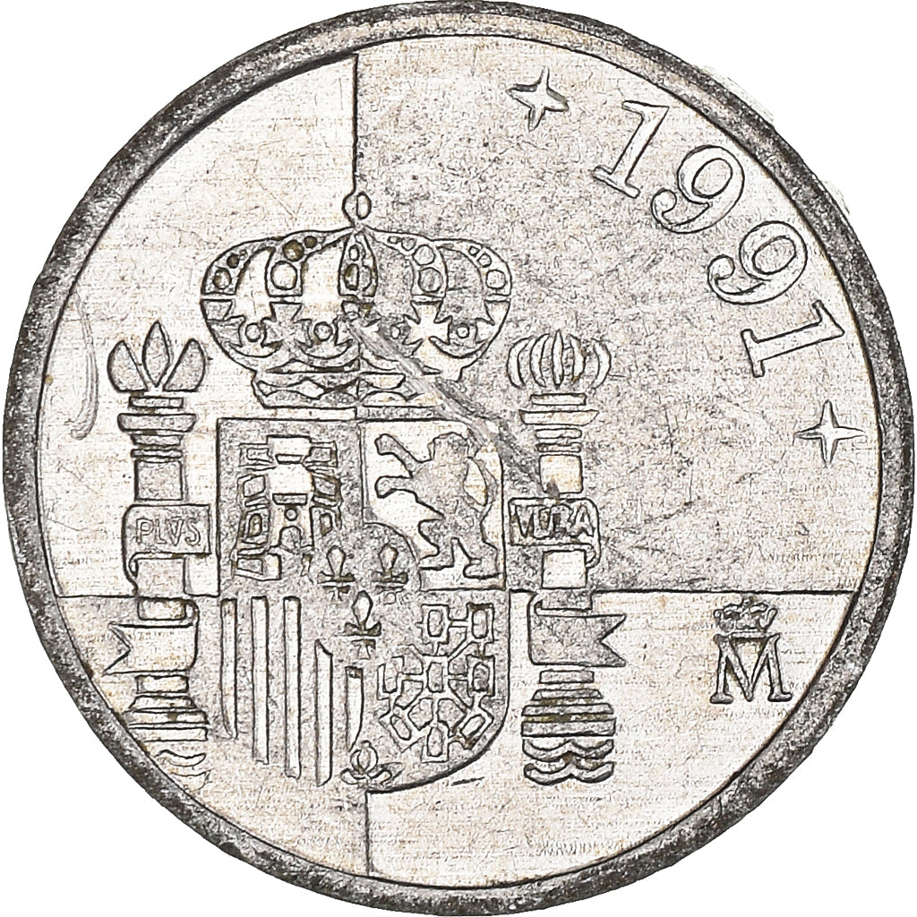 Münze, Spanien, Peseta, 1991