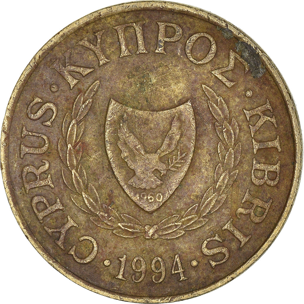 Coin, Cyprus, 5 Cents, 1994