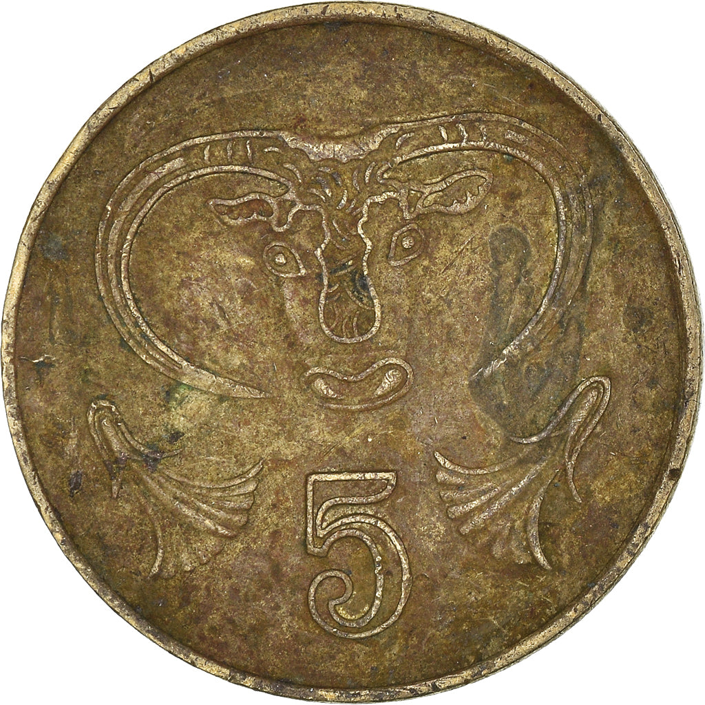 Coin, Cyprus, 5 Cents, 1994