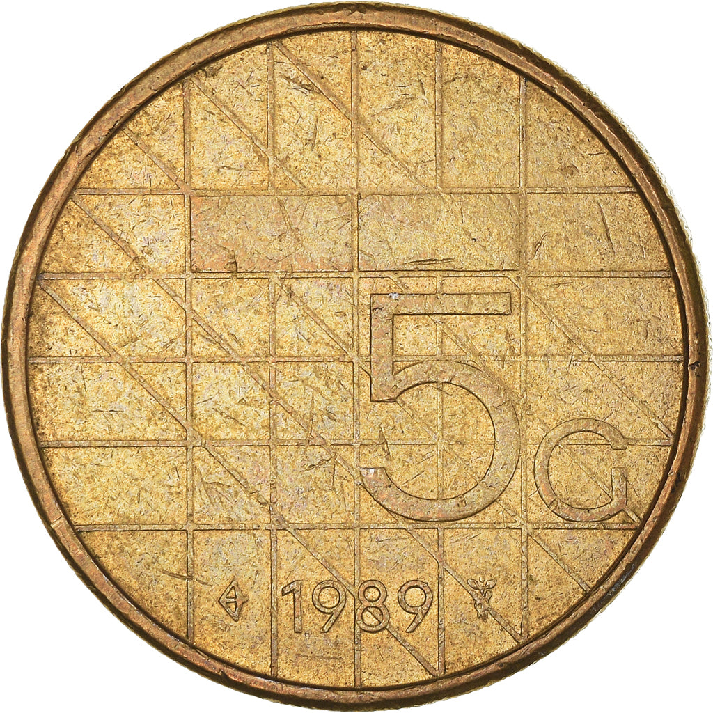 Munten, Nederland, 5 Cents, 1989