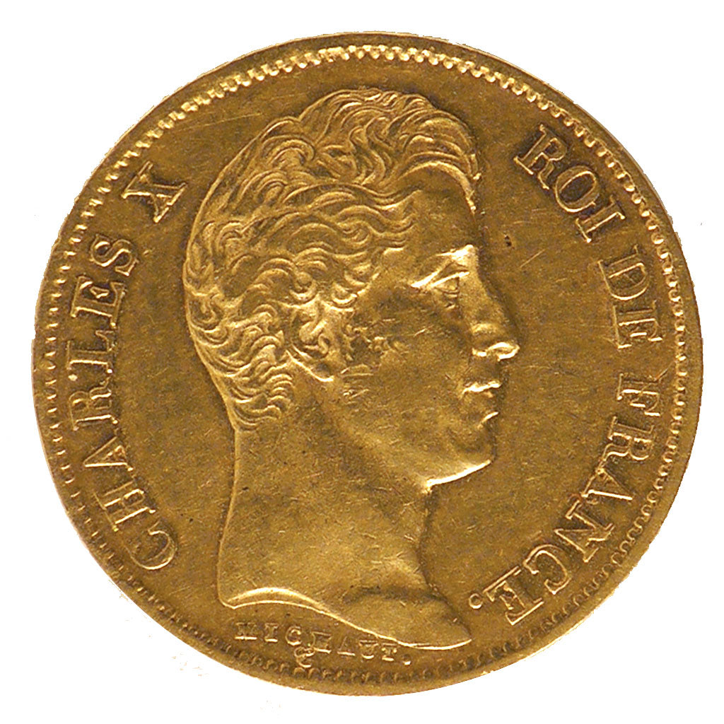 Francia, 40 Francs, 1830, Paris, BB, Oro, Gadoury:1105