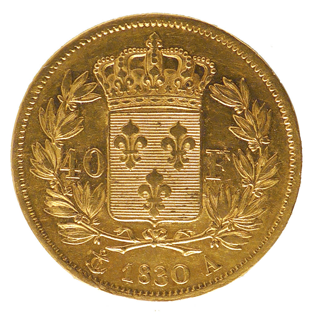 Francia, 40 Francs, 1830, Paris, BB, Oro, Gadoury:1105