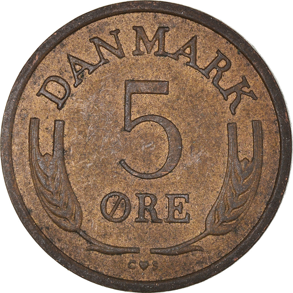 Coin, Denmark, 5 Öre, 1970
