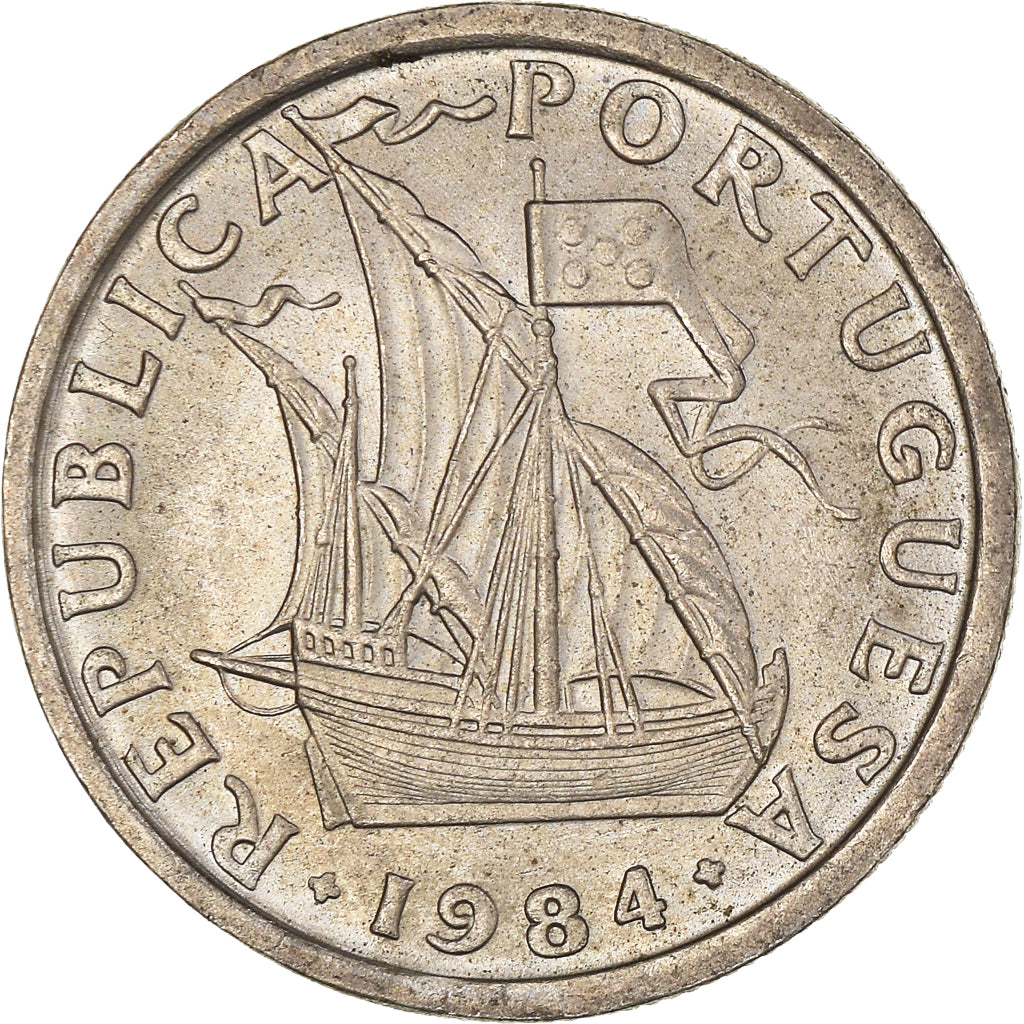 Münze, Portugal, 2-1/2 Escudos, 1984