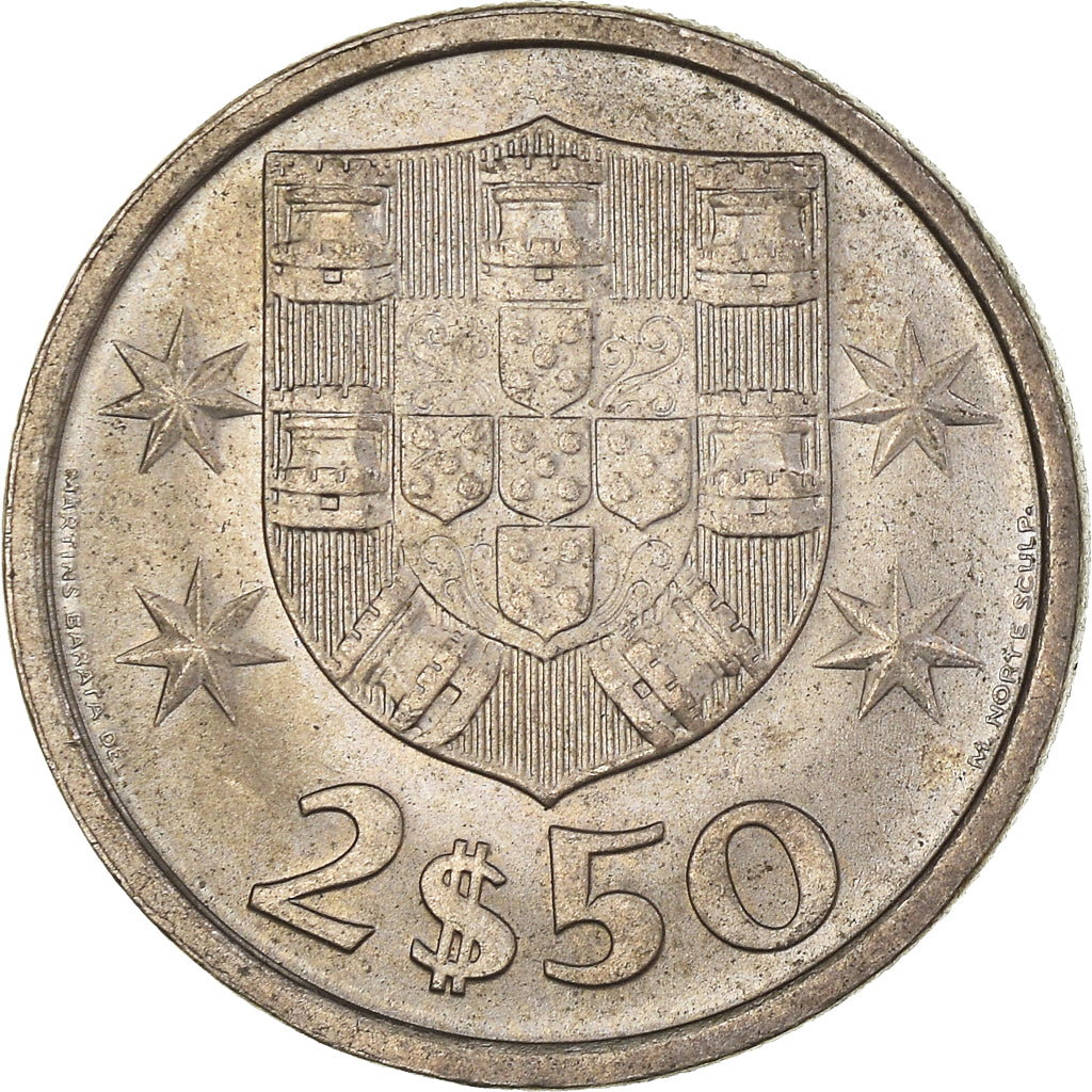 Münze, Portugal, 2-1/2 Escudos, 1984