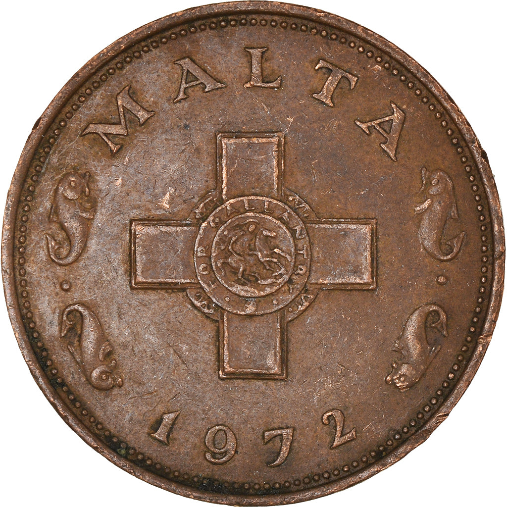 Moneda, Malta, Cent, 1972