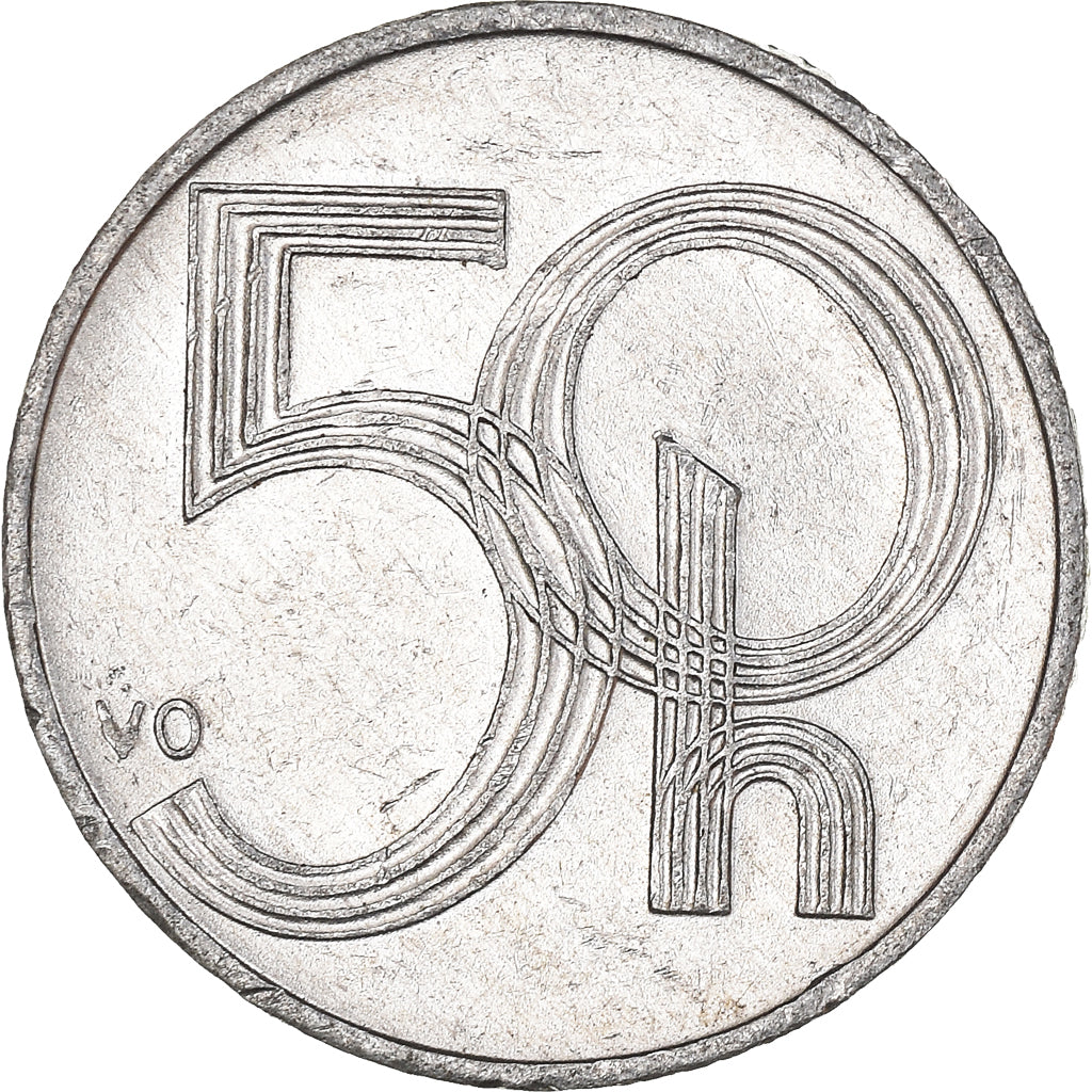 Coin, Czech Republic, 50 Haleru, 2000