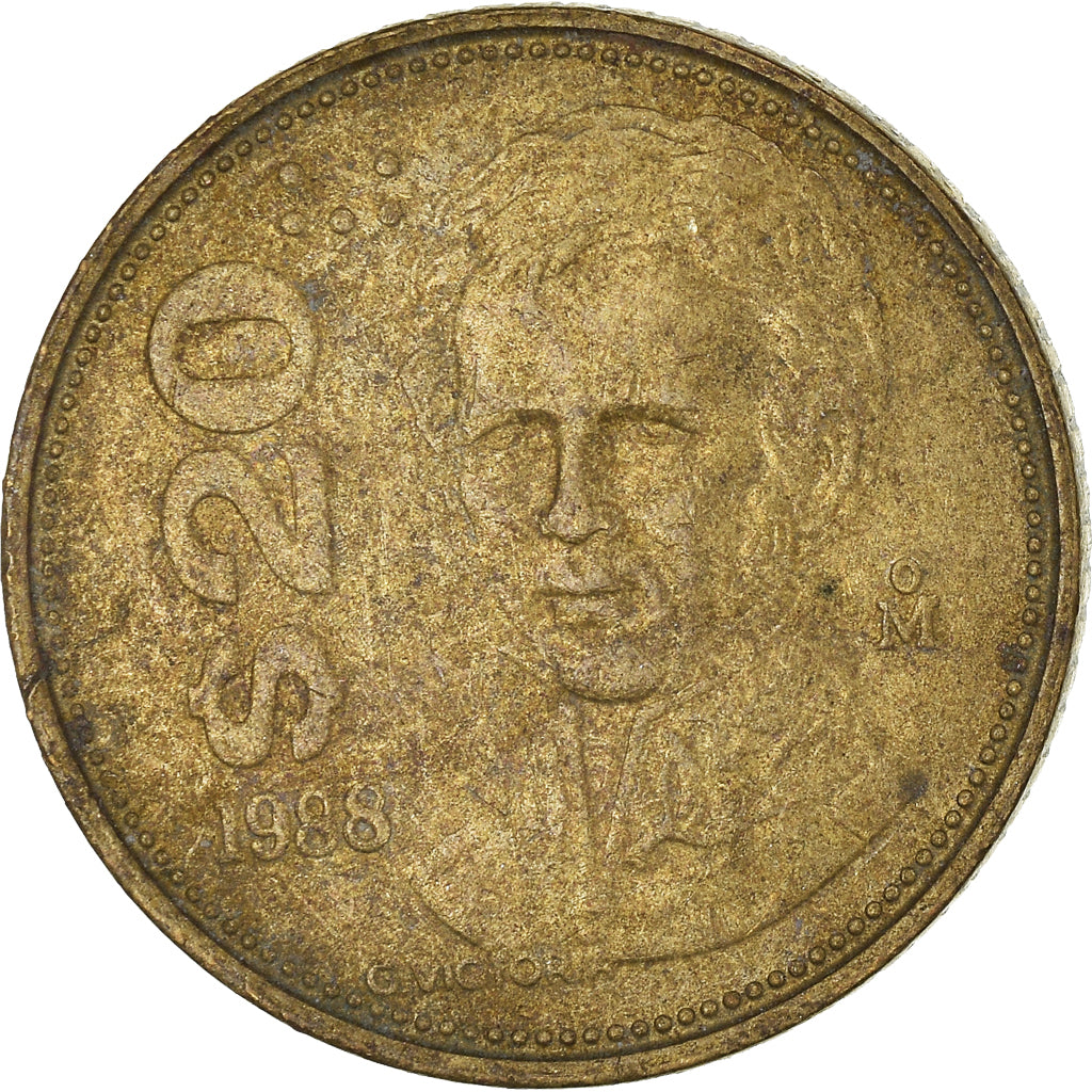 Moneta, Messico, 20 Pesos, 1988