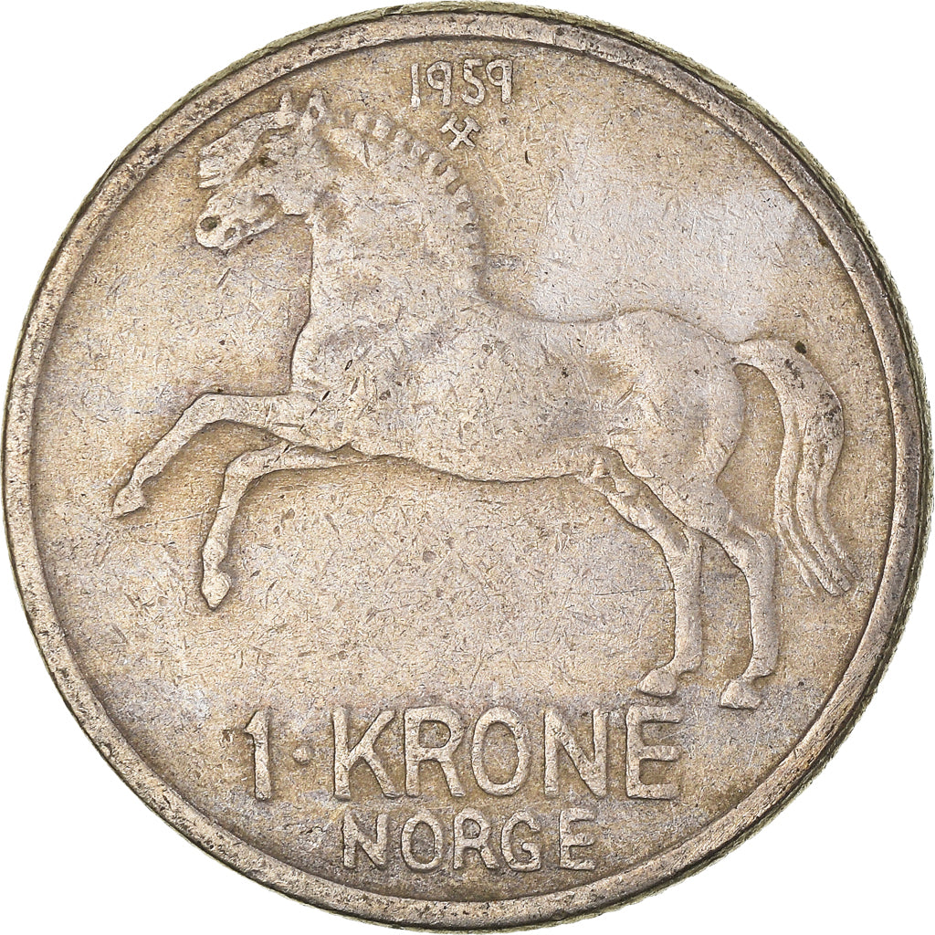 Moneda, Noruega, Krone, 1959