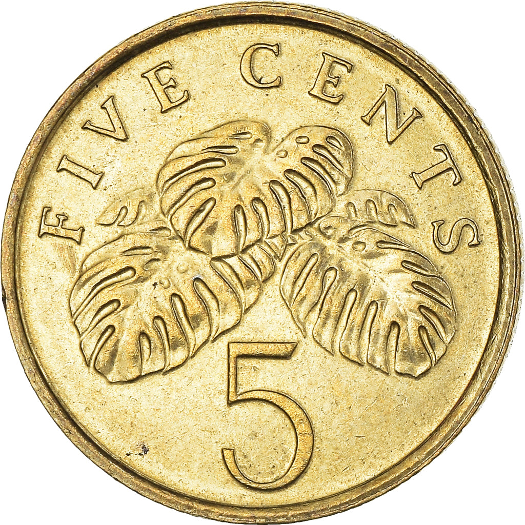 Moeda, Singapura, 5 Cents, 2011