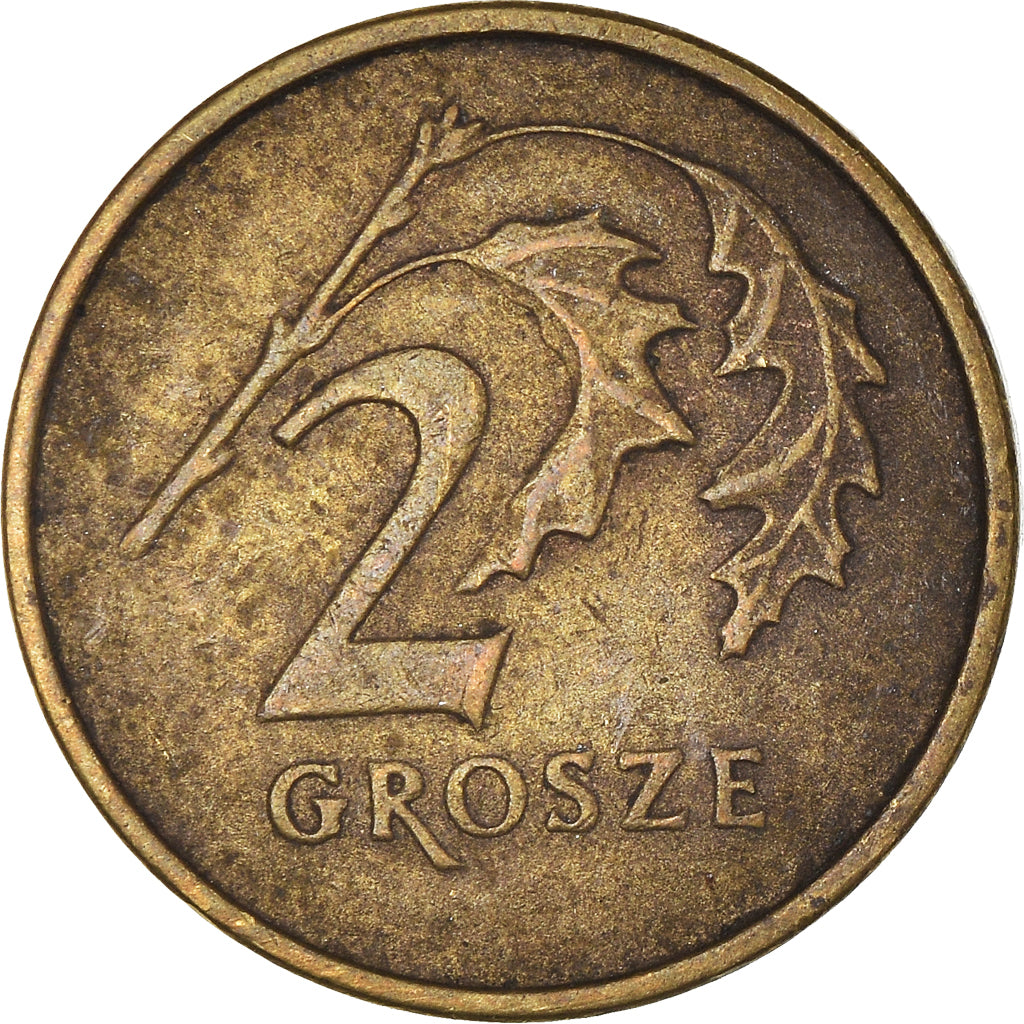 Moneta, Polonia, 2 Grosze, 1997