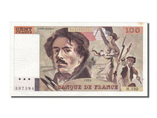 France, 100 Francs, 100 F 1978-1995 ''Delacroix'', 1988, KM #154d, EF(40-45), H.