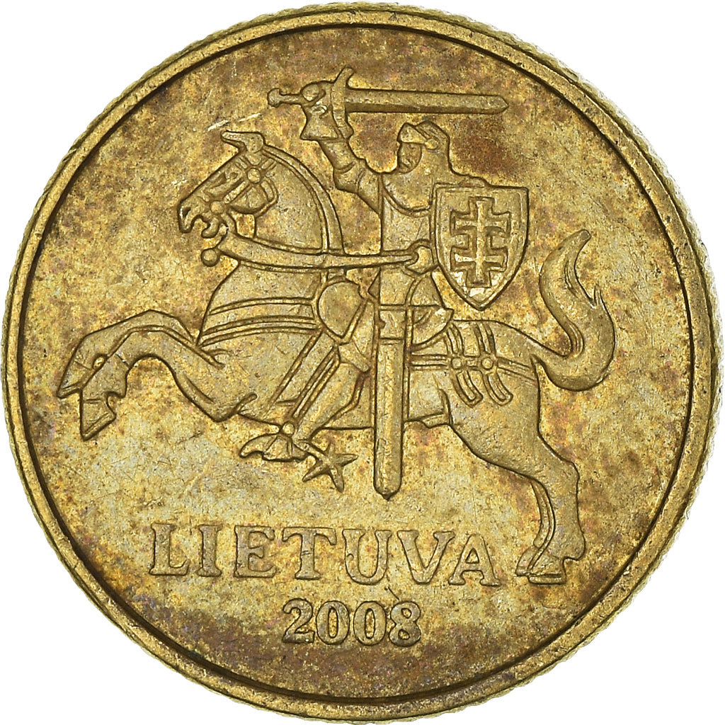 Moneta, Litwa, 10 Centu, 2008