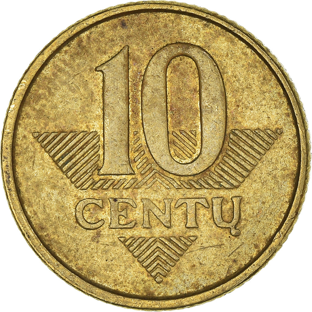Moneta, Litwa, 10 Centu, 2008