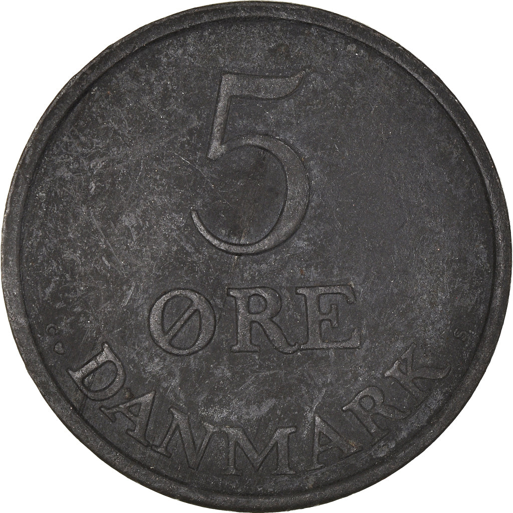 Munten, Denemarken, 5 Öre, 1959