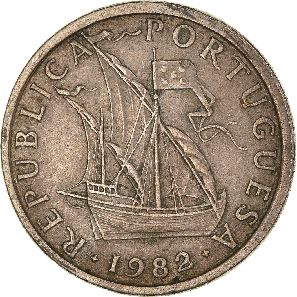 Coin, Portugal, 5 Escudos, 1982