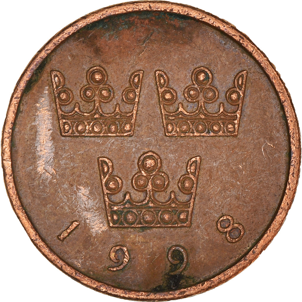 Monnaie, Suède, 50 Öre, 1998