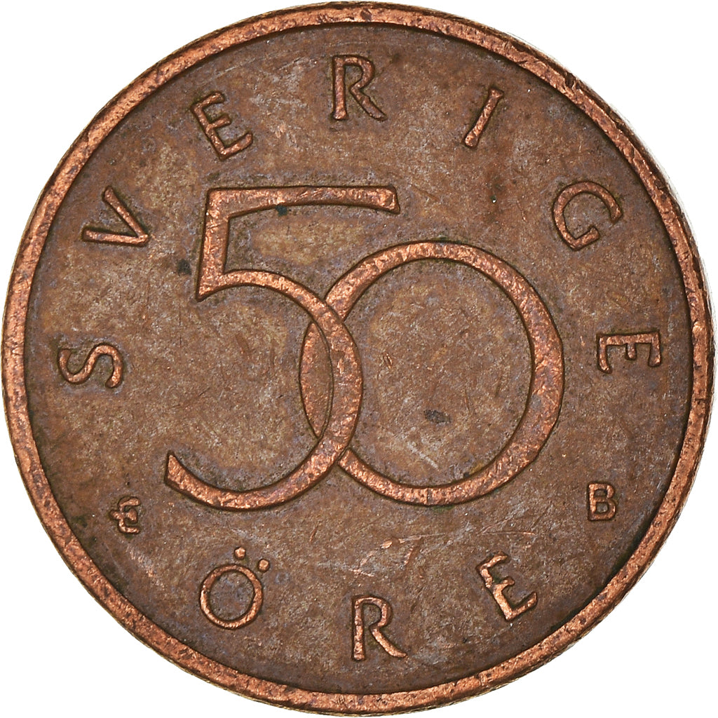 Monnaie, Suède, 50 Öre, 1998