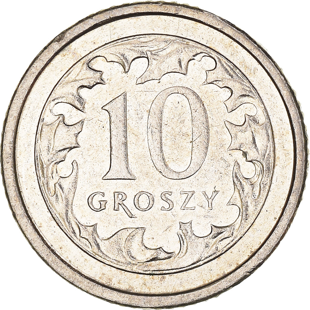 Moneta, Polonia, 10 Groszy, 2003
