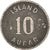 Moneda, Islandia, 10 Aurar, 1965