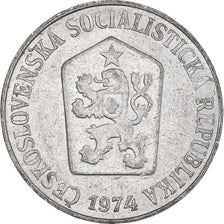 Moneda, Checoslovaquia, 5 Haleru, 1974