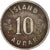 Coin, Iceland, 10 Aurar, 1962
