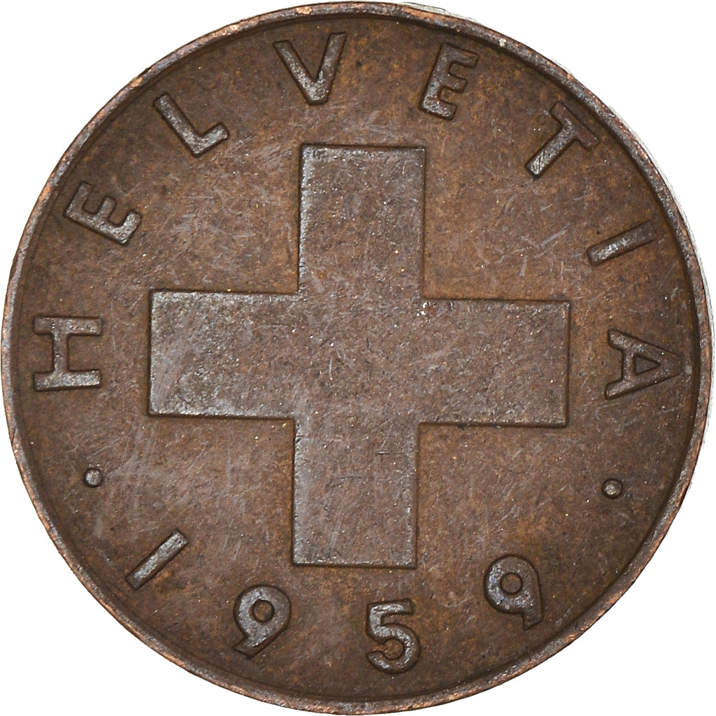 Moneta, Szwajcaria, Franc, 1959
