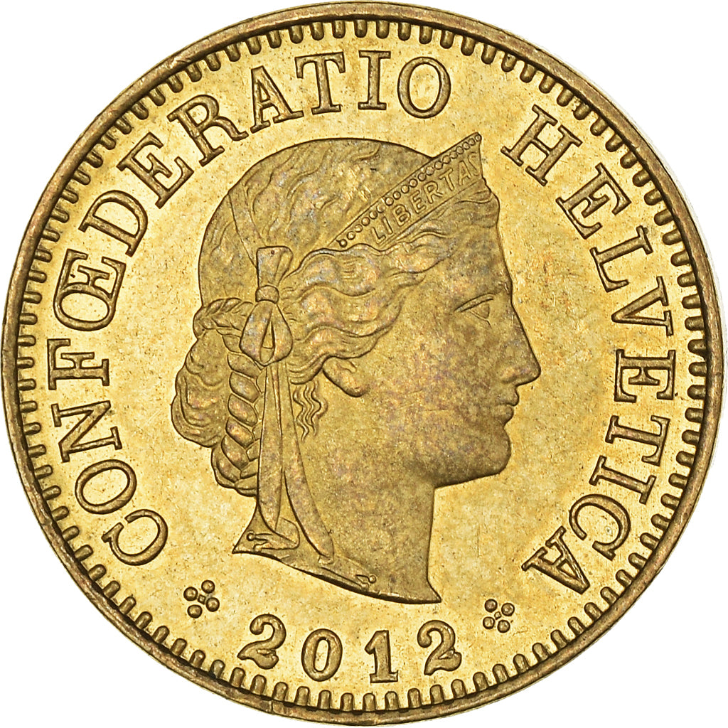 Moneta, Szwajcaria, 5 Rappen, 2012