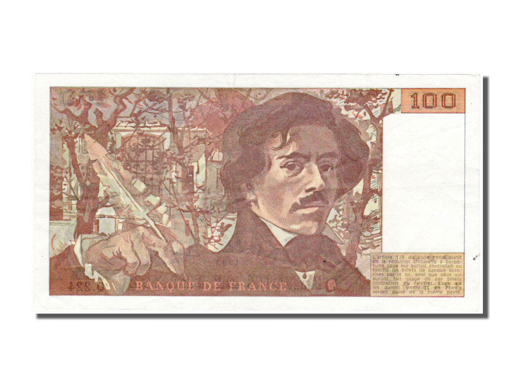 FRANCE, 100 Francs, 1993, KM #154g, AU(55-58), Fayette #69 bis 8c)