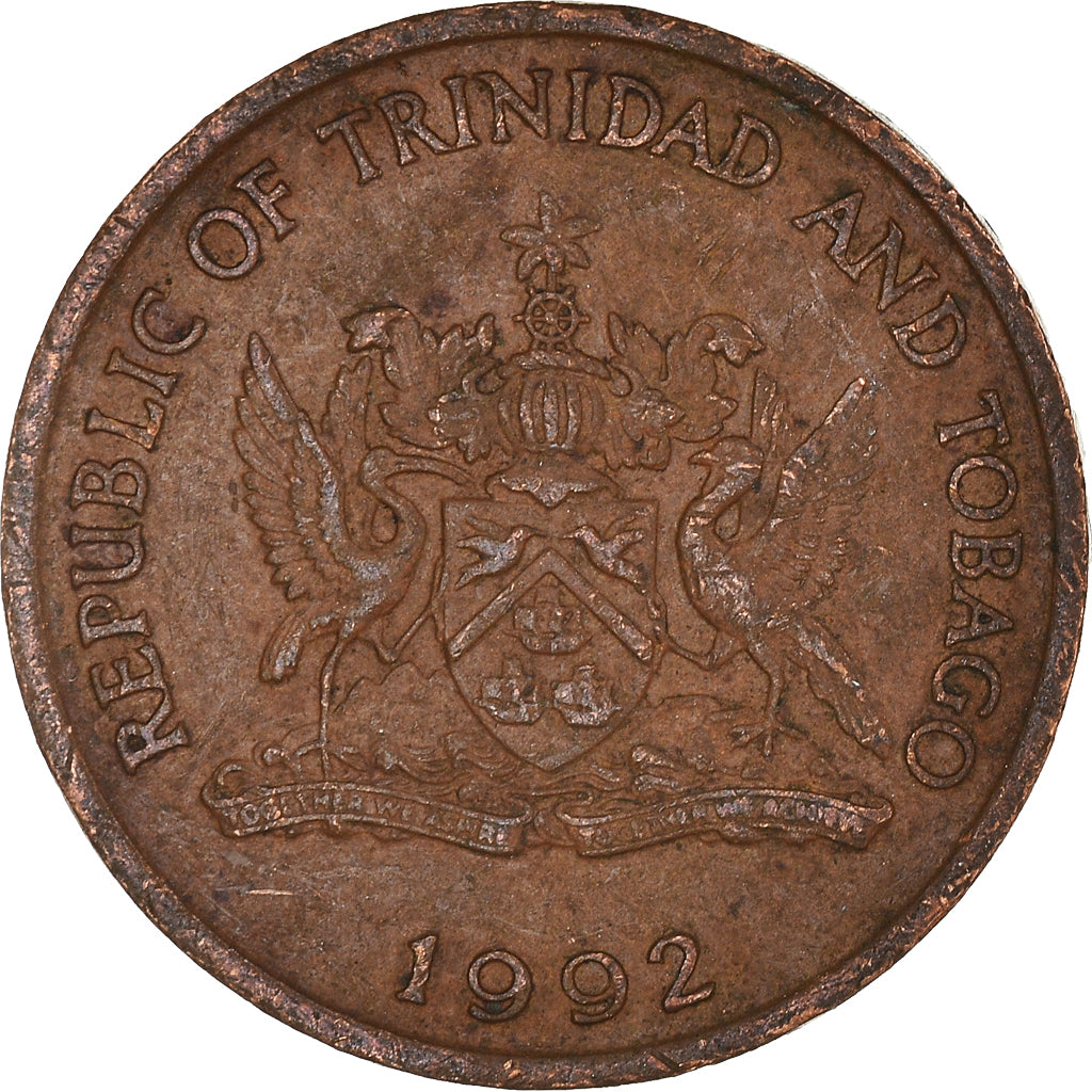 Moneta, TRINIDAD E TOBAGO, 5 Cents, 1992