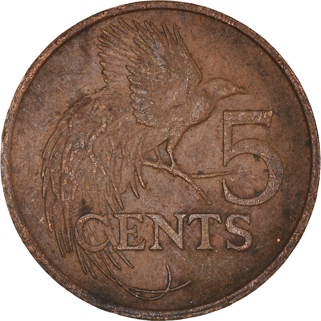 Moneta, TRINIDAD E TOBAGO, 5 Cents, 1992
