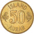 Moneda, Islandia, 50 Aurar, 1971