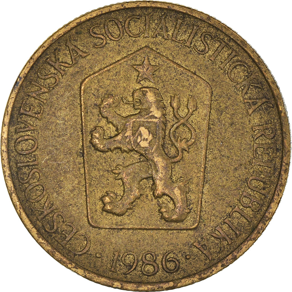 Munten, Tsjecho-Slowakije, Koruna, 1986