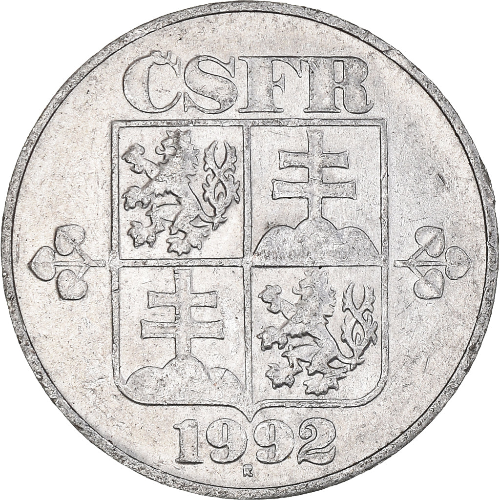 Munten, Tsjecho-Slowakije, 10 Haleru, 1992