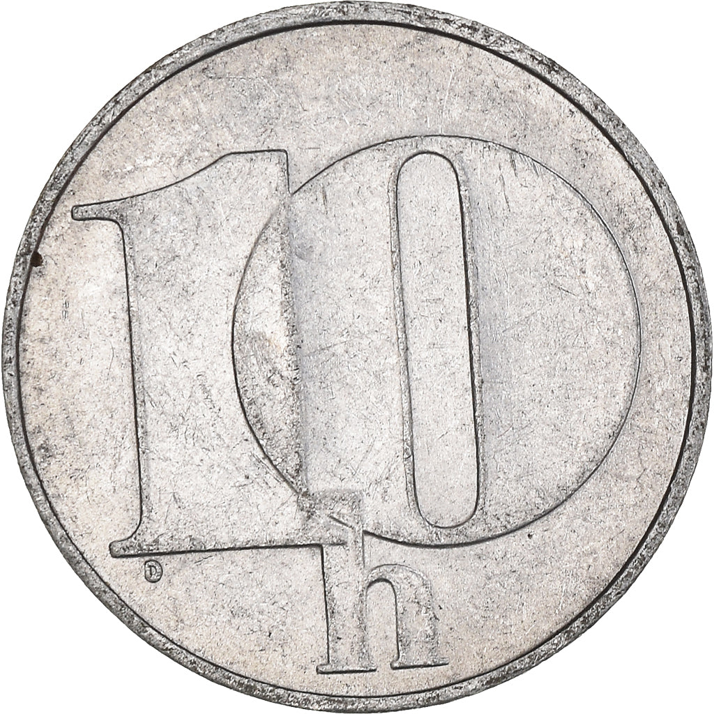 Munten, Tsjecho-Slowakije, 10 Haleru, 1992