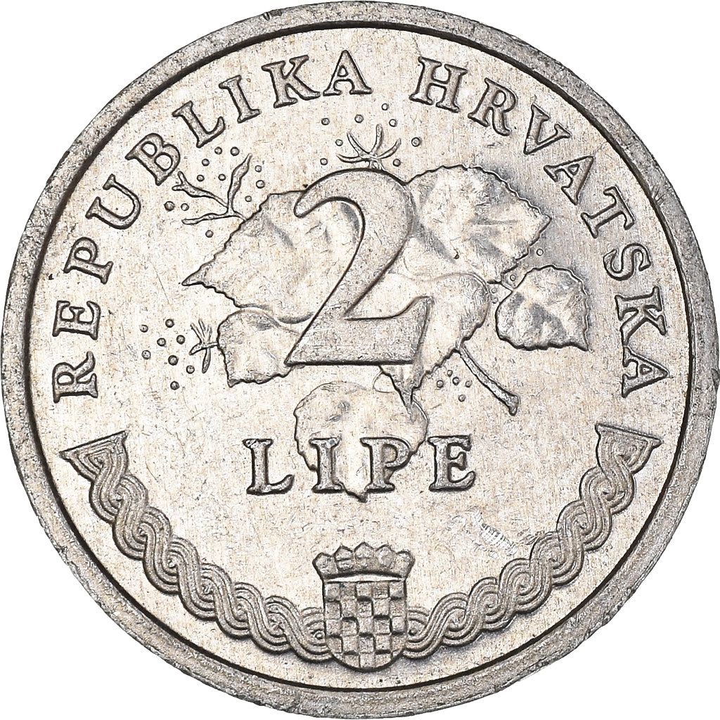 Monnaie, Croatie, 2 Lipe