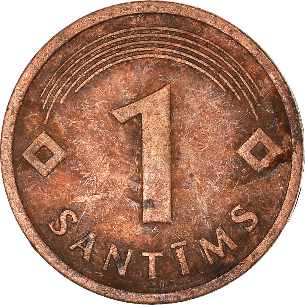 Monnaie, Lettonie, Santims, 1992