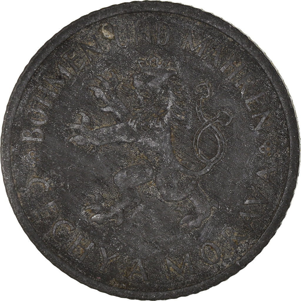 Moneda, BOHEMIA & MORAVIA, Koruna, 1942