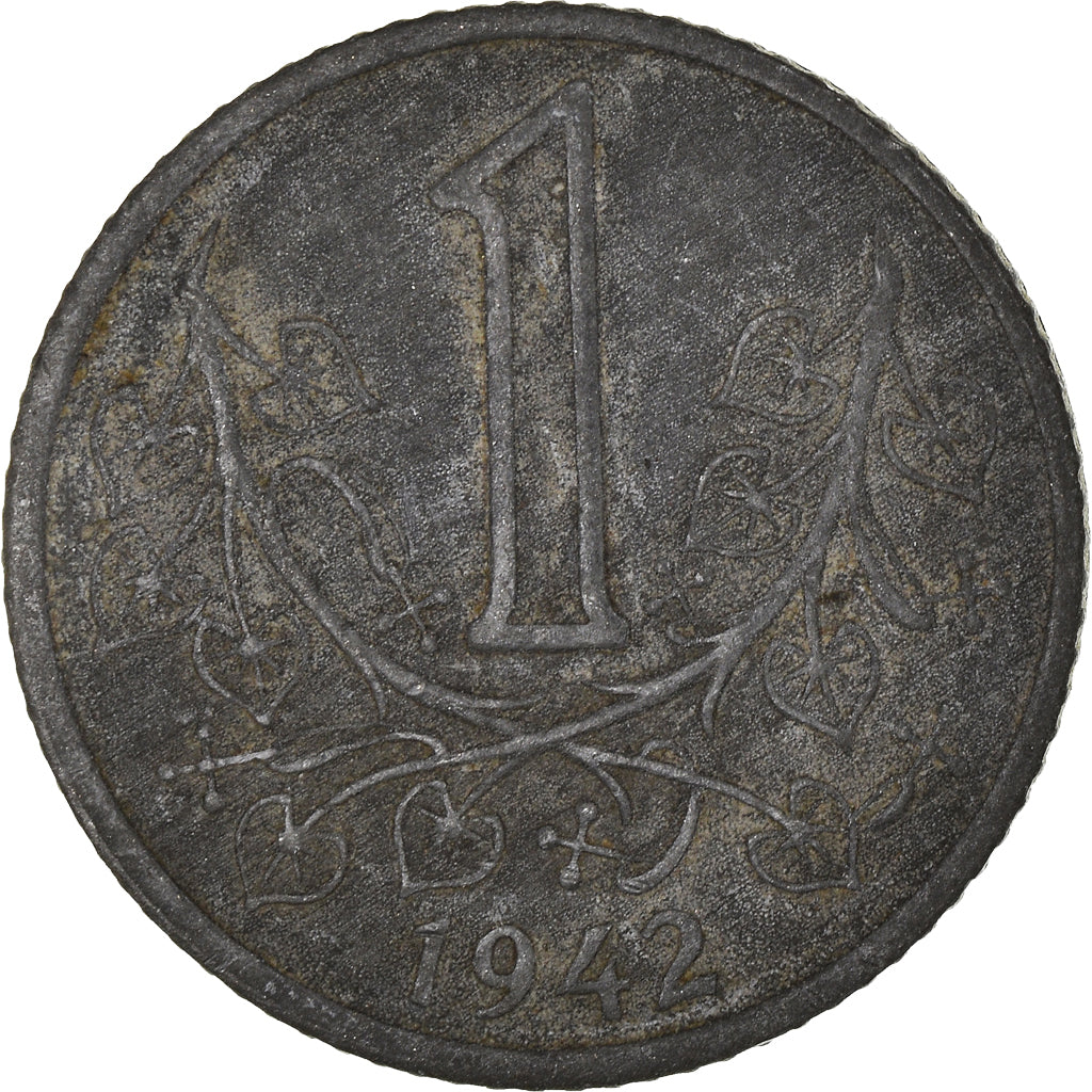 Moneda, BOHEMIA & MORAVIA, Koruna, 1942