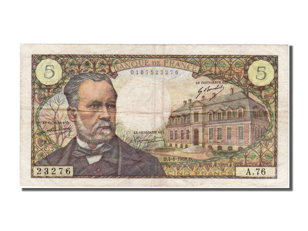 5 Francs Type Pasteur