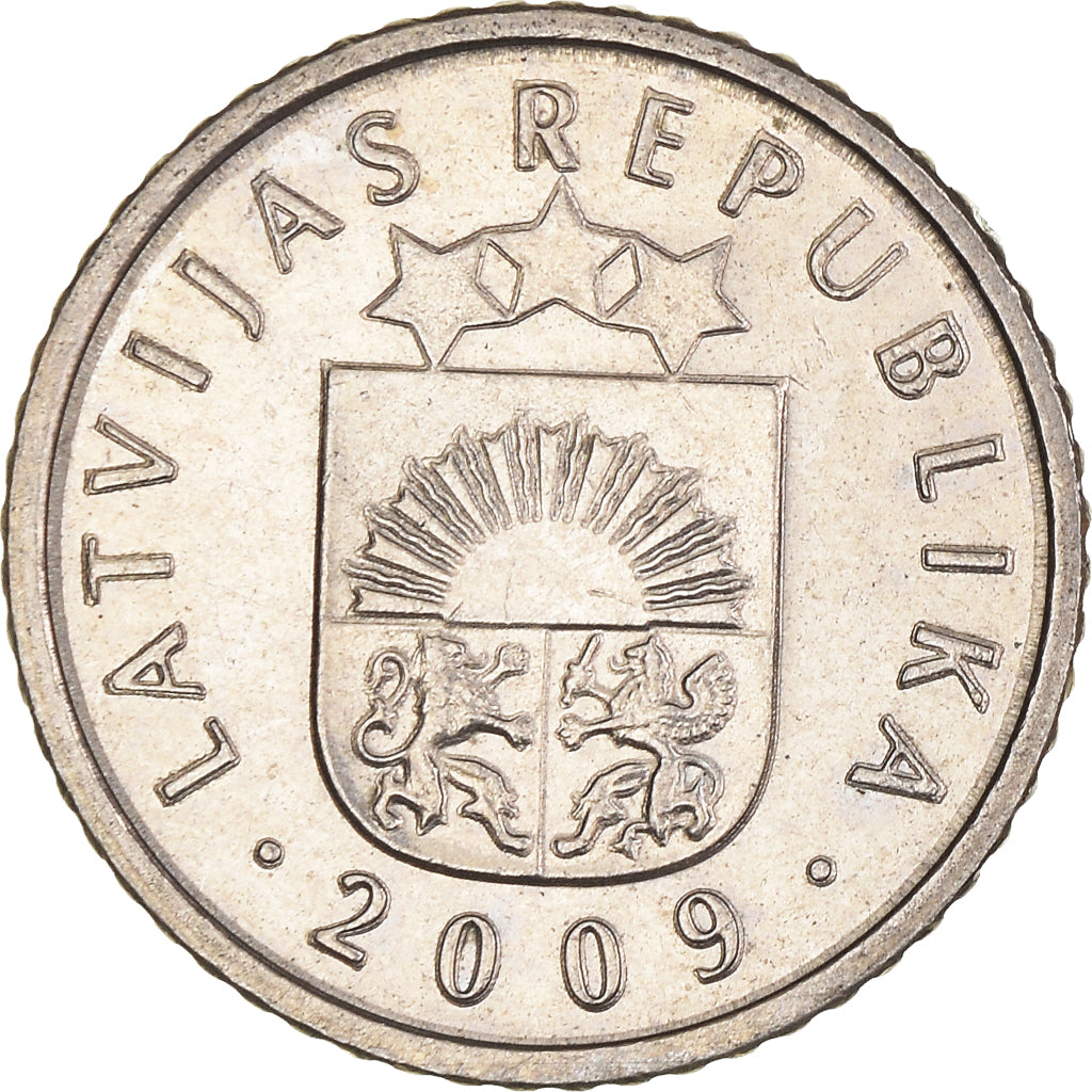 Münze, Latvia, 50 Santimu, 2009