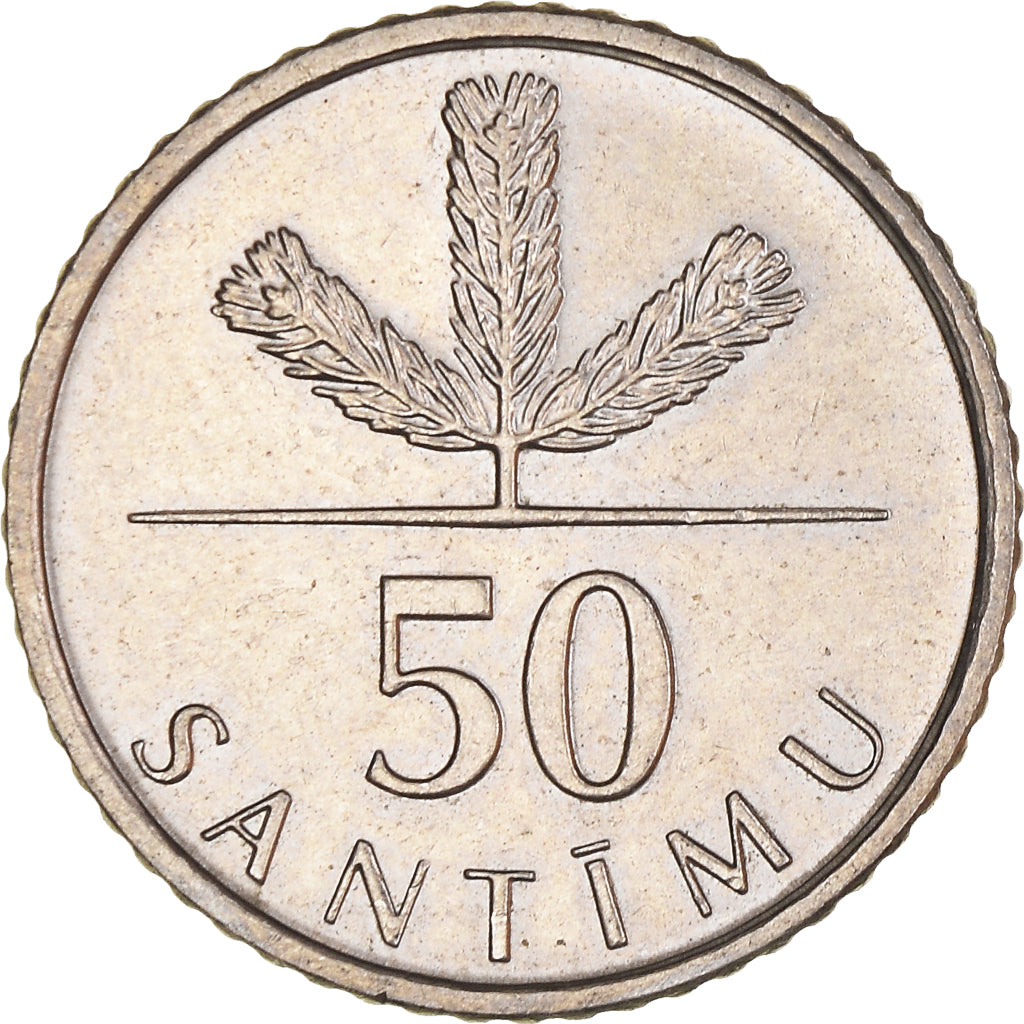 Münze, Latvia, 50 Santimu, 2009